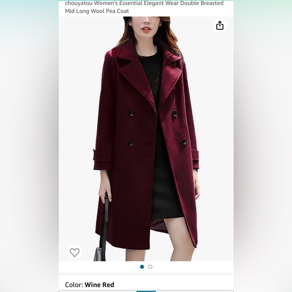 Chouyatou Jackets & Blazers - Women’s Wool Pea Coat